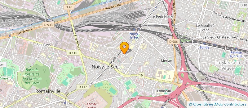 localisation de l'entreprise S.I.G. TRANSPORT à NOISY-LE-SEC