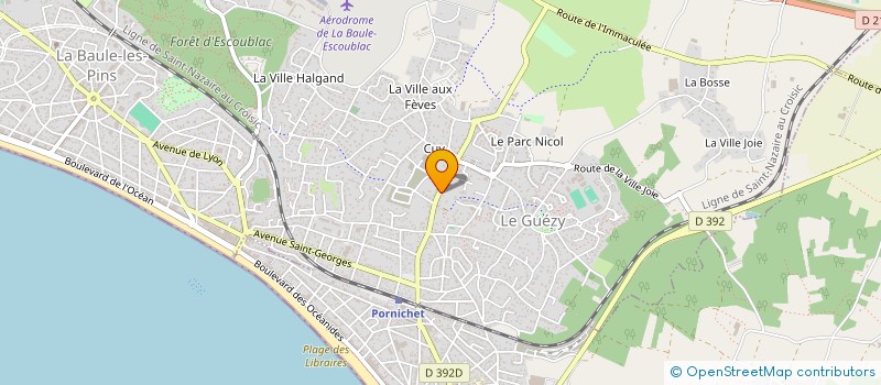 localisation de l'entreprise S.I.GER à LA BAULE-ESCOUBLAC