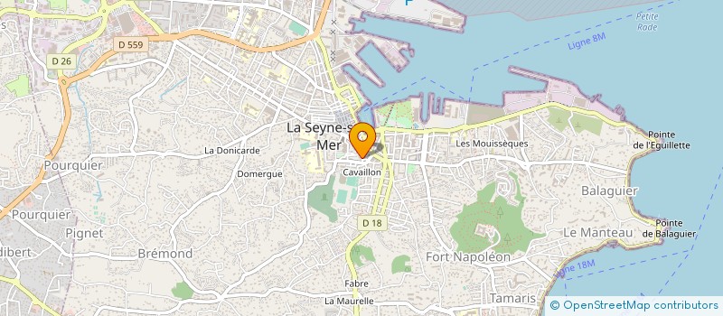 localisation de l'entreprise S.I.K. SEYNOIS à LA SEYNE-SUR-MER