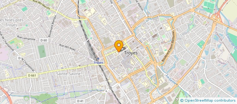 localisation de l'entreprise S.I. KINETICS à TROYES