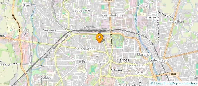 localisation de l'entreprise S.I.L.  TARBES
