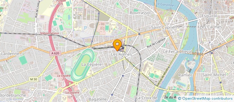 localisation de l'entreprise S.I.L.E.X. (SOCIETE D'INGENIERIE POUR L'EXPERTISE) à TOULOUSE