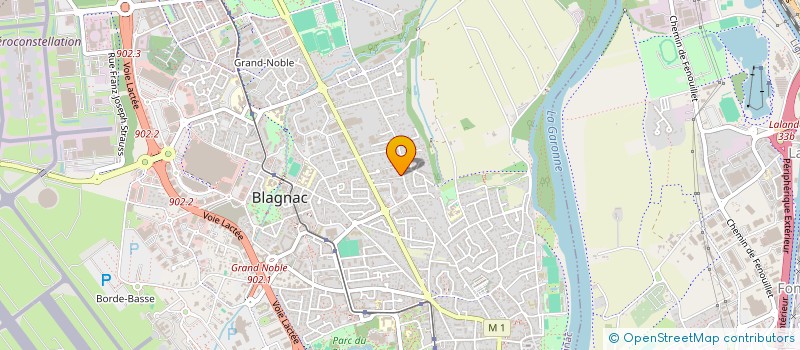 localisation de l'entreprise S.I.L.L LACLAU LAFAGE à BLAGNAC