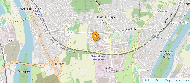 localisation de l'entreprise S.I.L TRANSPORT  CHANTELOUP-LES-VIGNES