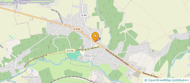 localisation de l'entreprise S I M  MOUROUX