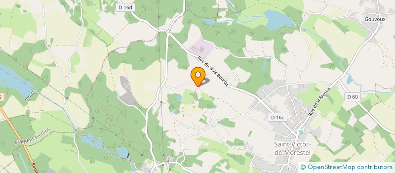 localisation de l'entreprise S.I.M  SAINT-VICTOR-DE-MORESTEL