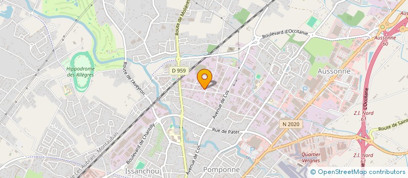 localisation de l'entreprise S.I.M.A 82 à MONTAUBAN