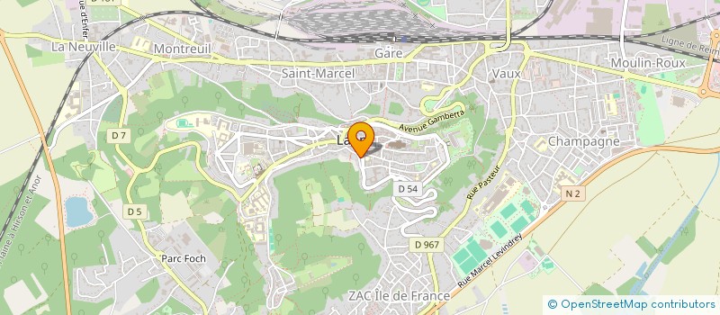 localisation de l'entreprise S I M E A  LAON