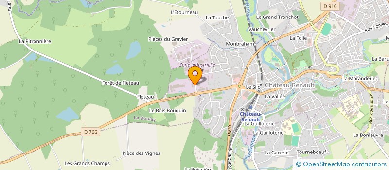 localisation de l'entreprise S.I.M. HOLDING  TOURS