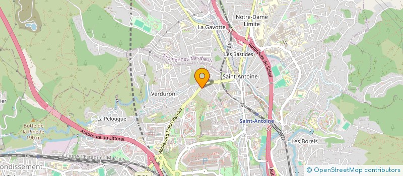 localisation de l'entreprise S.I.M.O.N.E (SOUTIEN INDIVIDUEL MULTI OPTIONS NON A L'ECHEC) à MARSEILLE