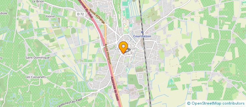 localisation de l'entreprise S.I. MAISON DU TOURISME ET DU VIN  COURTHEZON