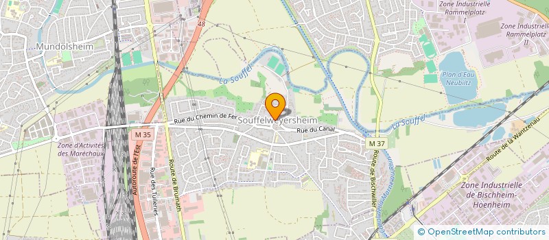 localisation de l'entreprise S.I. MAISON RETRAITE SOUFFEWEYERSHEIM à SOUFFELWEYERSHEIM