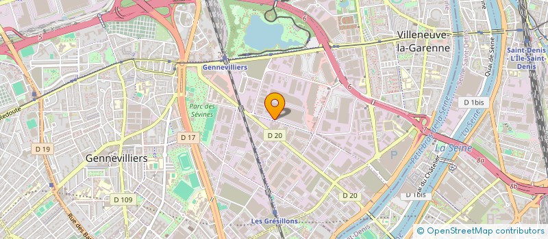 localisation de l'entreprise S I N D I C  GENNEVILLIERS