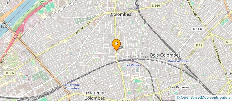 localisation de l'entreprise S-I-O à COLOMBES