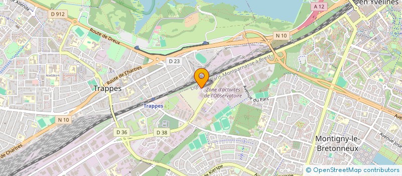 localisation de l'entreprise S.I.P.A.C  MONTIGNY-LE-BRETONNEUX