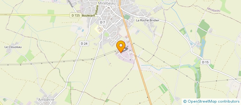 localisation de l'entreprise S.I.P. AUTO  MIREBEAU