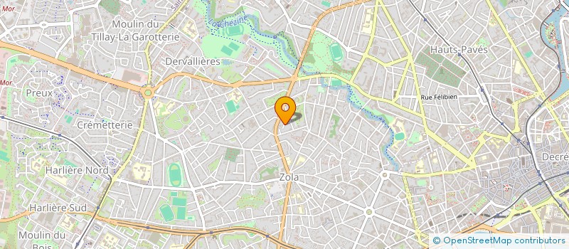 localisation de l'entreprise S.I.P.B.-SOCIETE IMMOB PLESSIS BOUCHET  NANTES