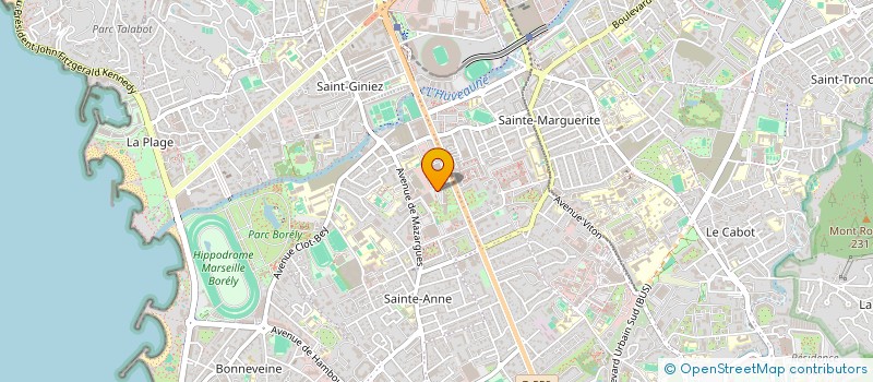 localisation de l'entreprise S.I PRODUCTION à MARSEILLE 8EME
