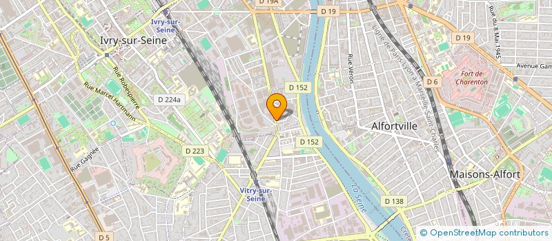 localisation de l'entreprise S.I.R à VITRY-SUR-SEINE