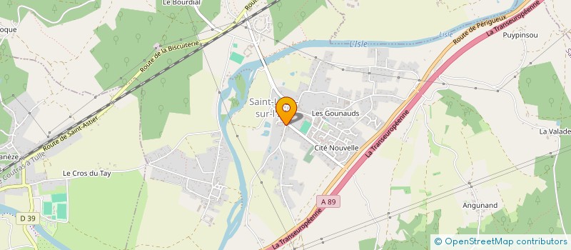 localisation de l'entreprise S.I. RAMASSAGE SCOLAIRE DE ST ASTIER à SAINT-LEON-SUR-L'ISLE