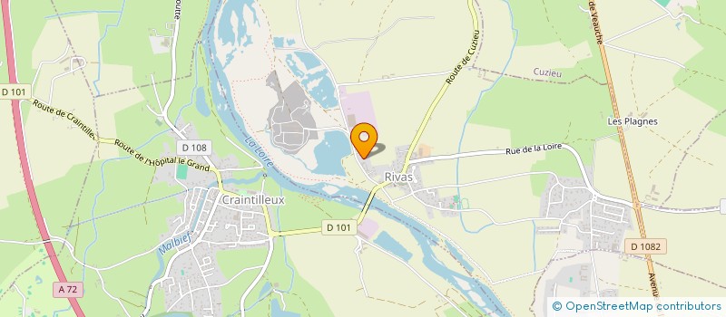 localisation de l'entreprise S.I.S  RIVAS