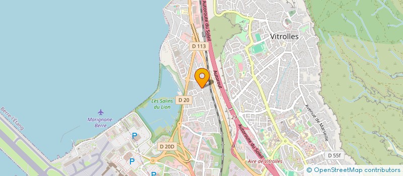 localisation de l'entreprise S.I.S. FORMA  VITROLLES