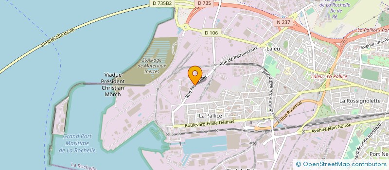 localisation de l'entreprise S I S P à LA ROCHELLE