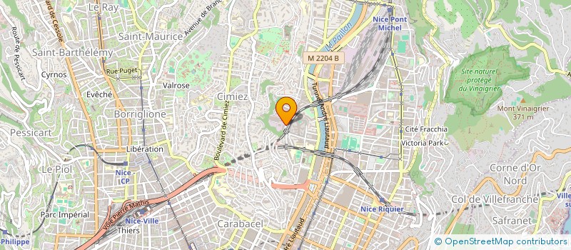 localisation de l'entreprise S I T A M TRANSPORTS à NICE