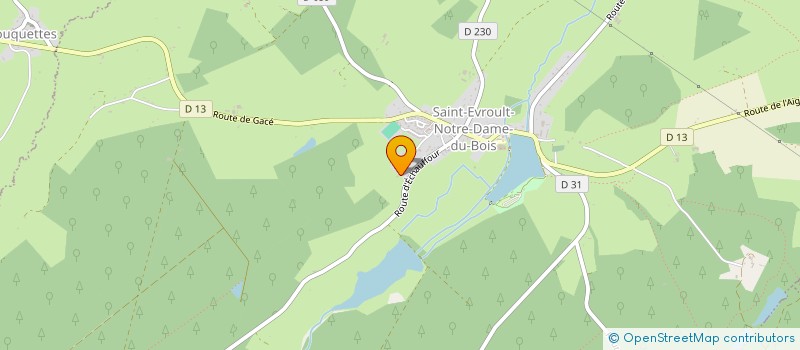 localisation de l'entreprise S.I.T.E à SAINT-EVROULT-NOTRE-DAME-DU-BOIS