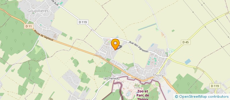 localisation de l'entreprise S.I.T.I.M.  THOIRY