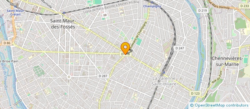 localisation de l'entreprise S.IH à SAINT-MAUR-DES-FOSSES