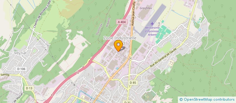 localisation de l'entreprise S II P à ARBENT