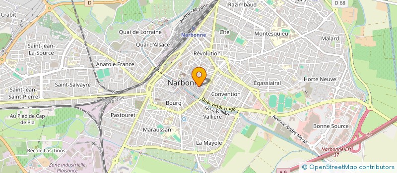 localisation de l'entreprise S'IL VOUS PLAIT  NARBONNE