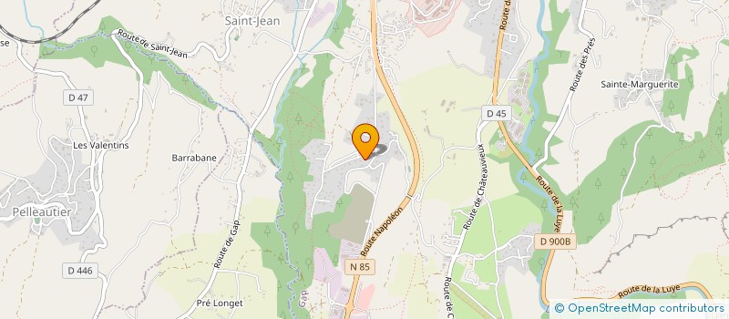 localisation de l'entreprise S.IMMO  GAP