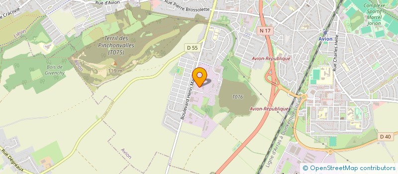 localisation de l'entreprise S. IMMO  AVION