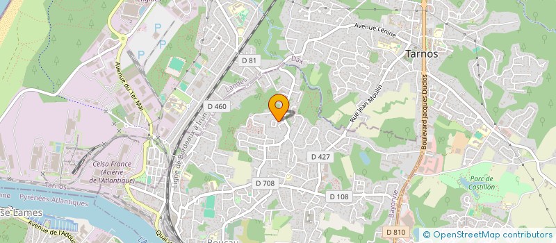 localisation de l'entreprise S-IMMO-NE  BOUCAU