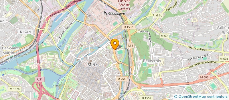 localisation de l'entreprise S-IMMOBILIER  METZ