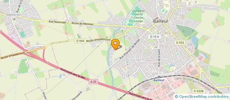 localisation de l'entreprise S. INGENIERIE à BAILLEUL