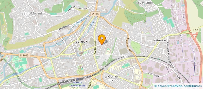 localisation de l'entreprise S'INNAMORA à EVREUX
