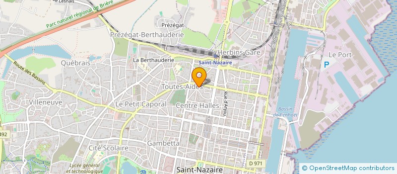localisation de l'entreprise S INTER à SAINT-NAZAIRE