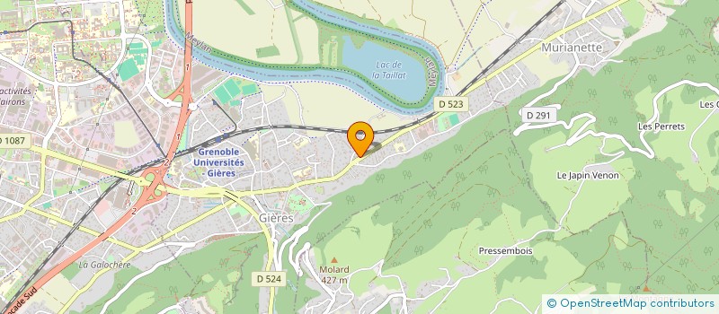 localisation de l'entreprise S'INVEST  GIERES