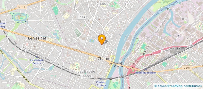 localisation de l'entreprise S INVESTIR  CHATOU