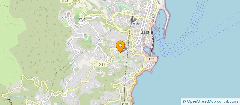 localisation de l'entreprise S.INVESTISSEMENTS à BASTIA