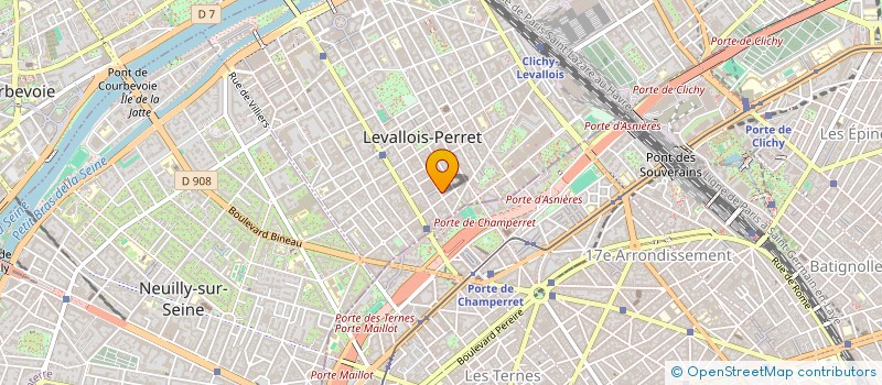 localisation de l'entreprise S.J.3 à LEVALLOIS-PERRET