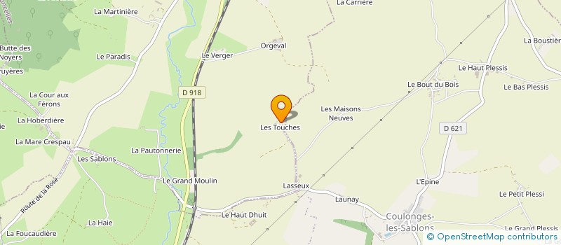 localisation de l'entreprise S J à BRETONCELLES