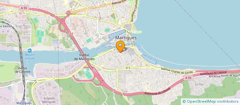localisation de l'entreprise S&J à MARTIGUES