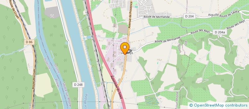 localisation de l'entreprise S.J  SAULCE-SUR-RHONE