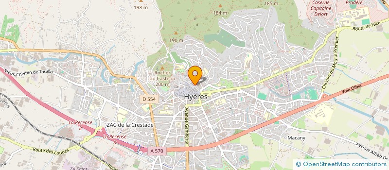 localisation de l'entreprise S & J  HYERES