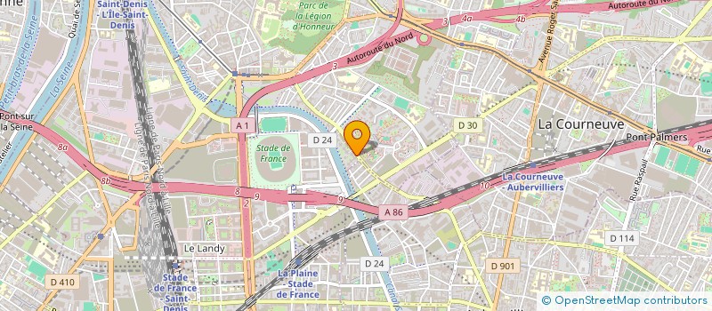 localisation de l'entreprise S&J à SAINT-DENIS