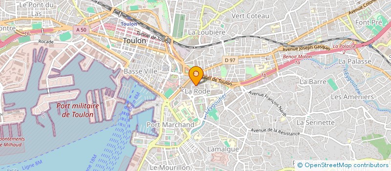 localisation de l'entreprise S&J  TOULON